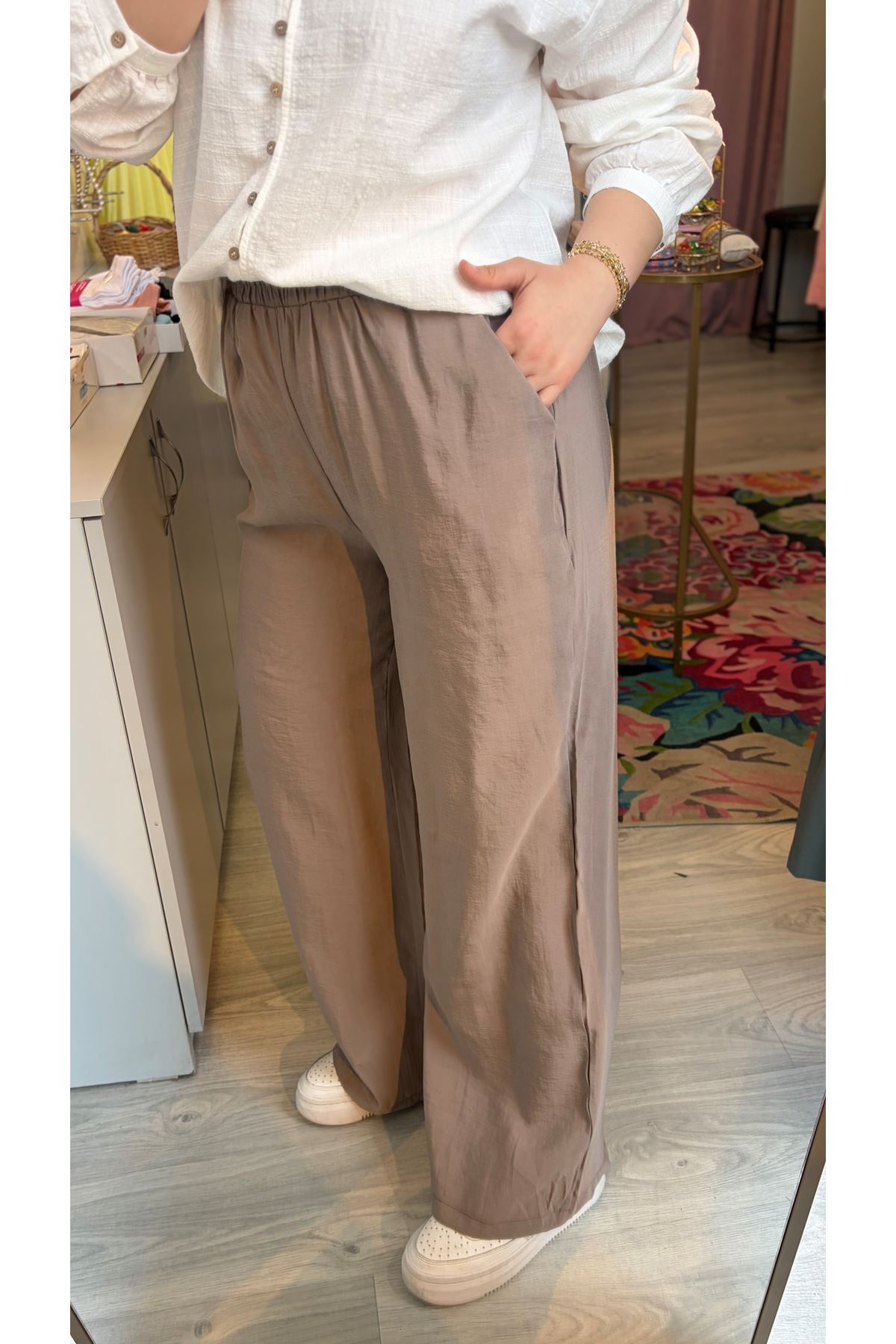 Tensel Kumaş Pantolon 