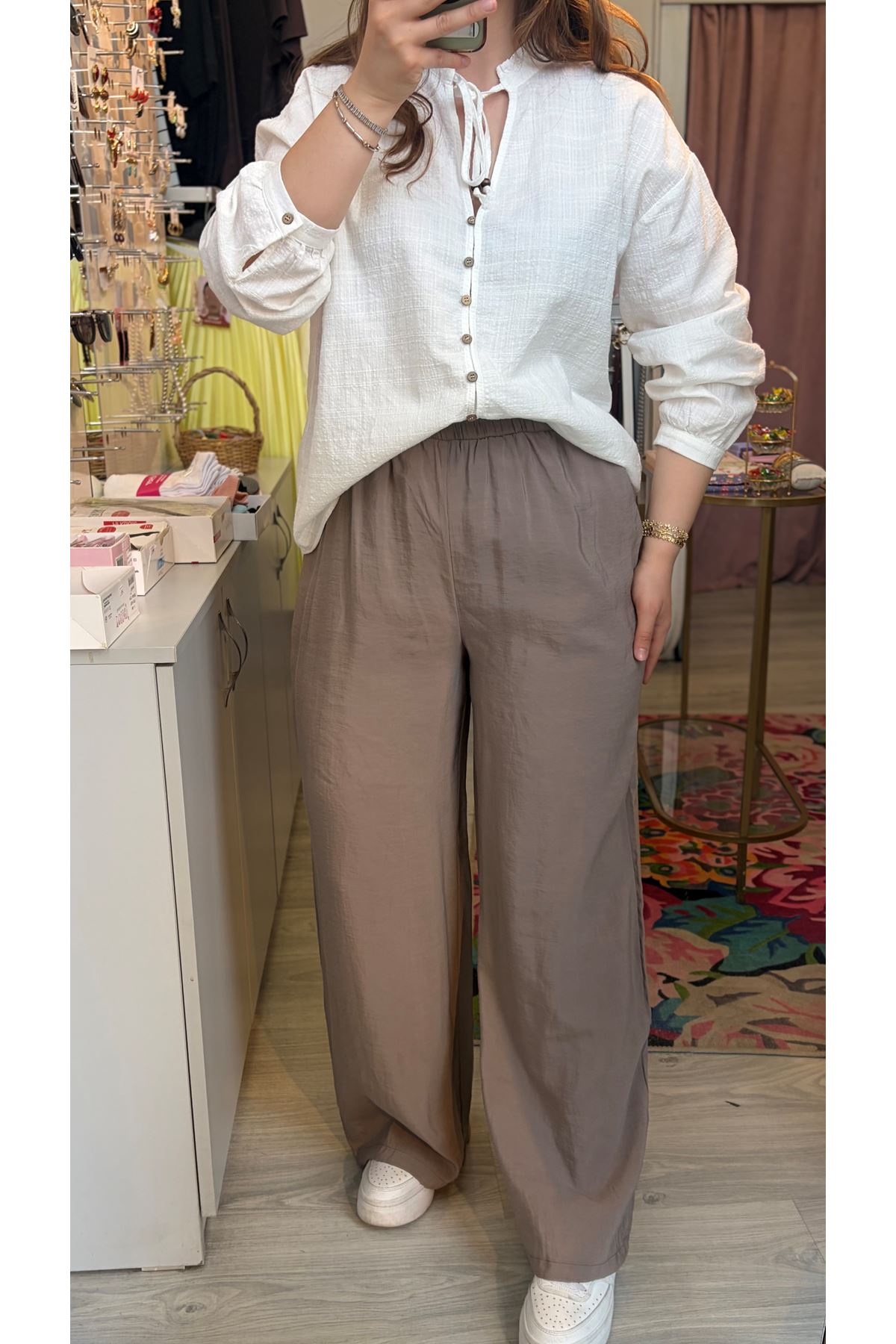 Tensel Kumaş Pantolon 