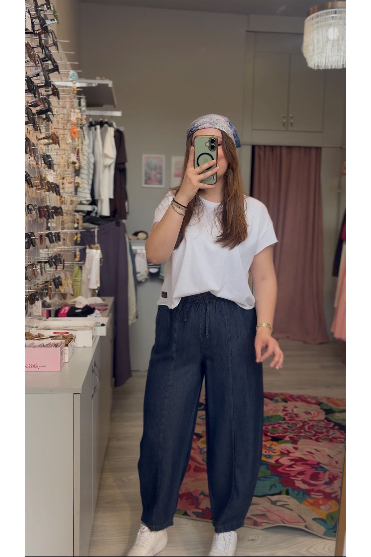 Denim Tensel Pantolon 