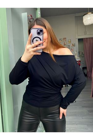 Tek Omzu Düşük Bluz