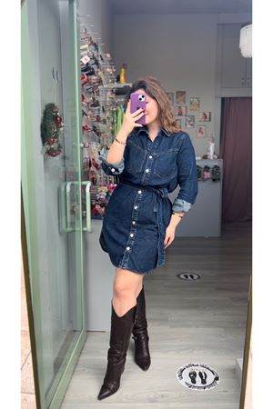 Denim Elbise