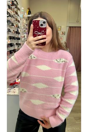 Pembe Premium Kalite Kazak