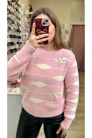 Pembe Premium Kalite Kazak