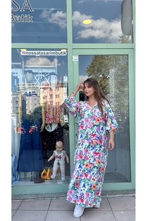 Çiçek Desenli Elbise