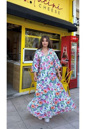 Çiçek Desenli Elbise