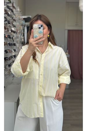 Sarı Çizgili Gömlek