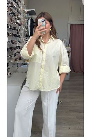 Sarı Çizgili Gömlek