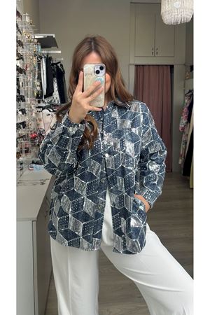 Premium Tasarım Kot Ceket 