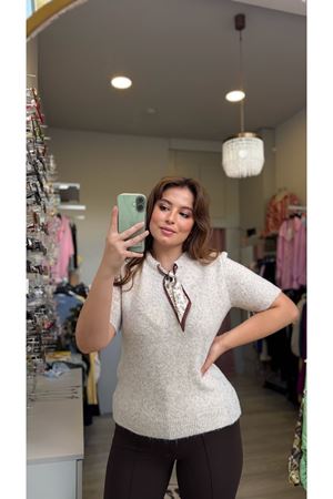 Premium Fularlı Triko