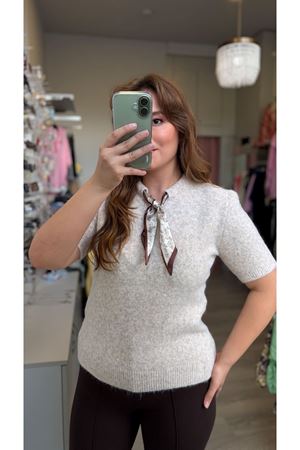 Premium Fularlı Triko