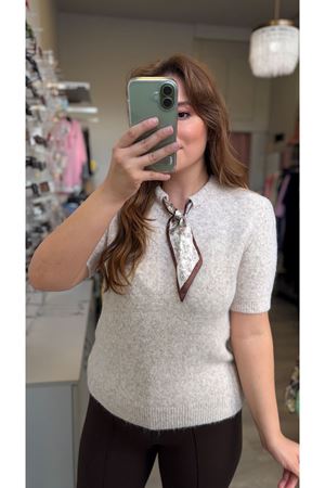 Premium Fularlı Triko