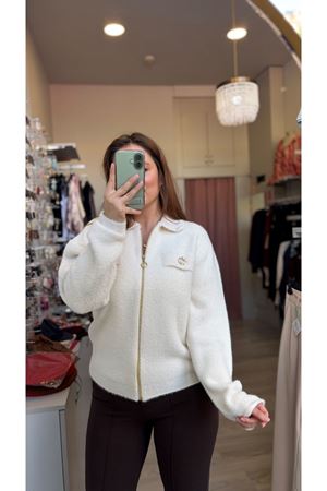 Angora Fermuarlı Hırka