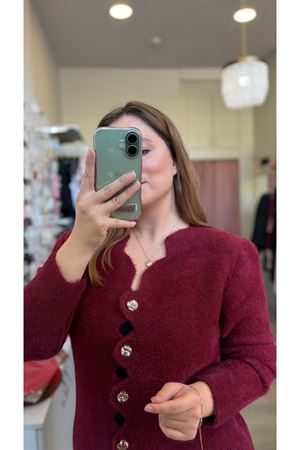 Tasarım Premium Angora Hırka