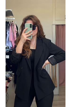 Siyah Blazer Ceket