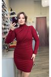 Simli Likralı Elbise 