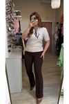 Acı Kahve Full Likralı Pantolon